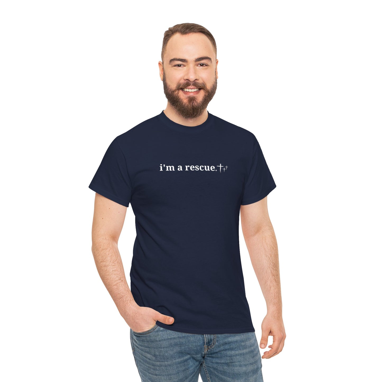 i'm a Rescue T-shirt - state your faith with this comfy Tee