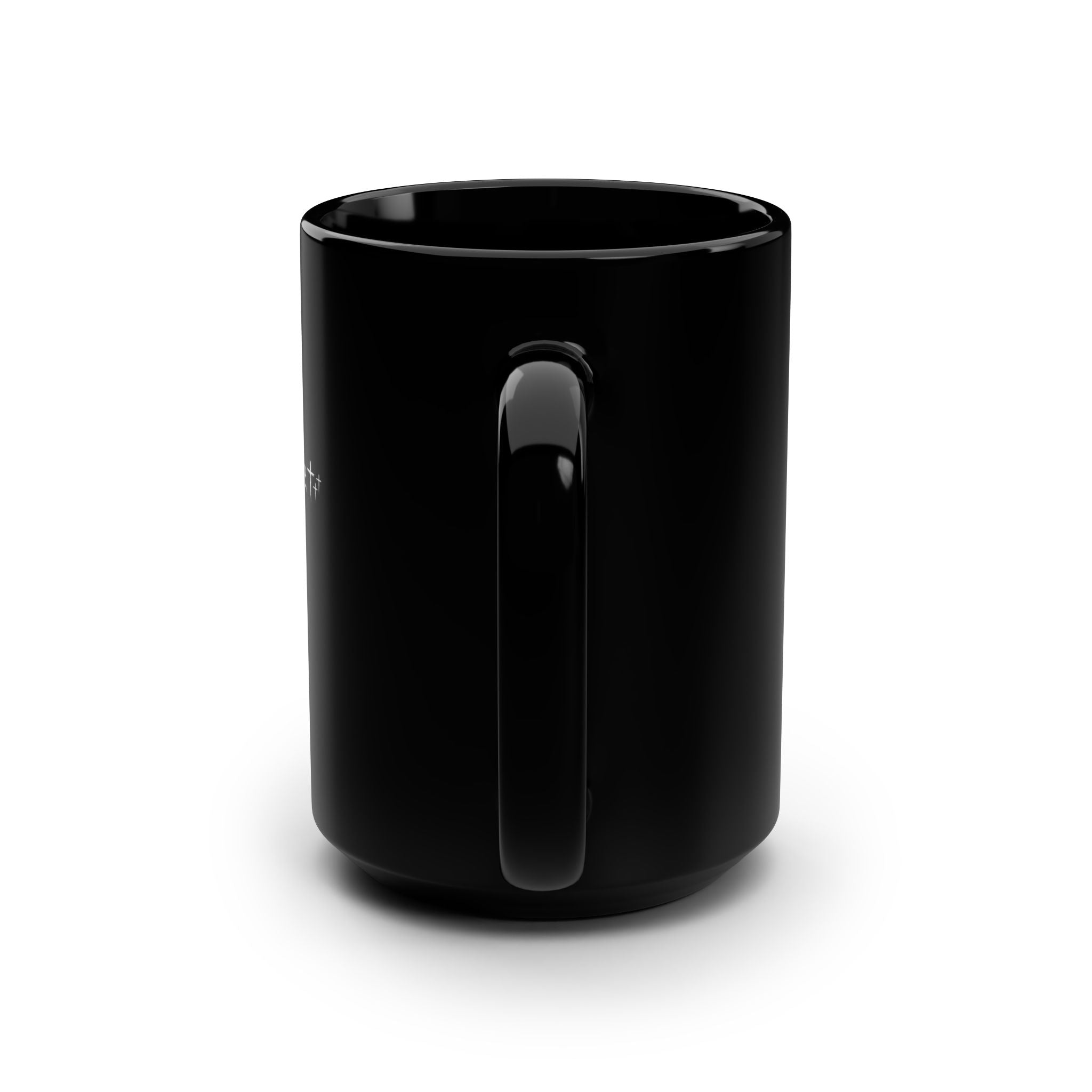 “i'm a Rescue” Inspirational Black Ceramic Mug – 15oz Coffee Cup for Everyday Encouragement