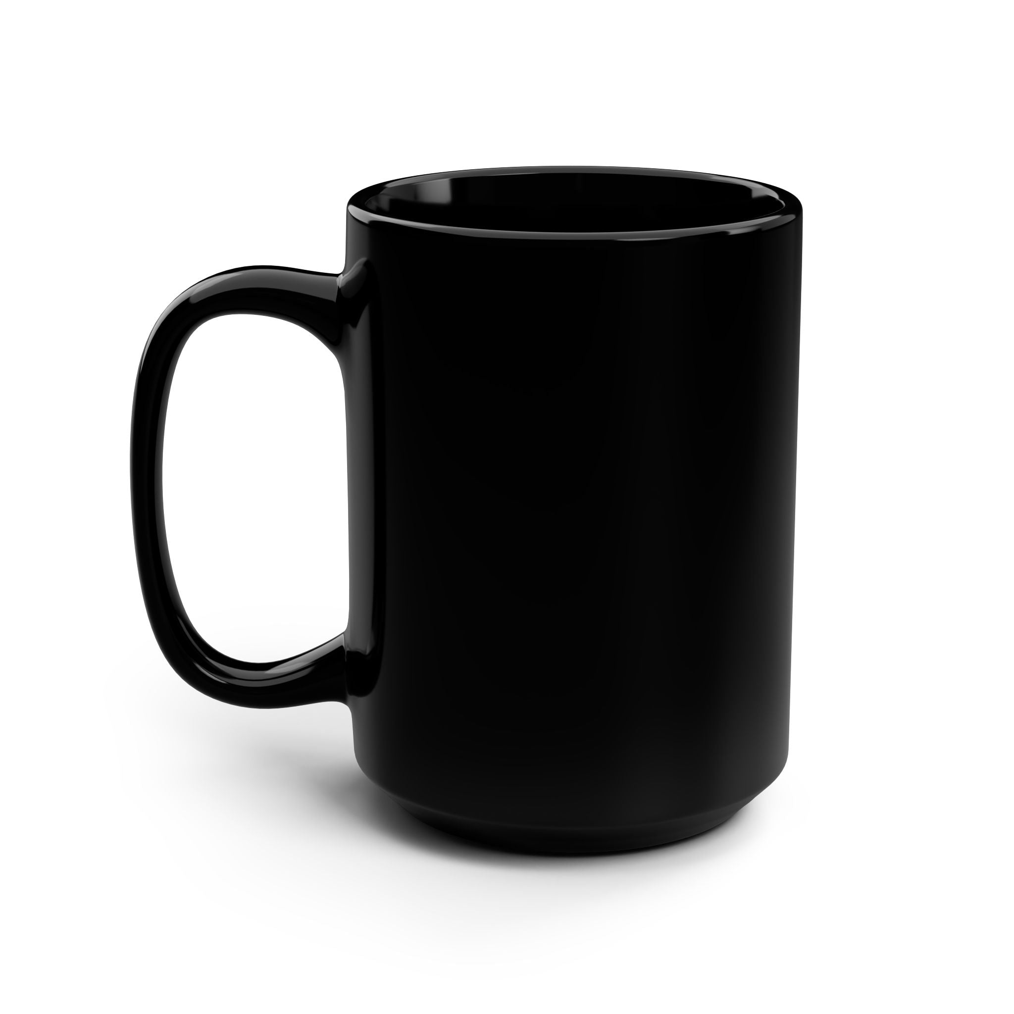 “i'm a Rescue” Inspirational Black Ceramic Mug – 15oz Coffee Cup for Everyday Encouragement
